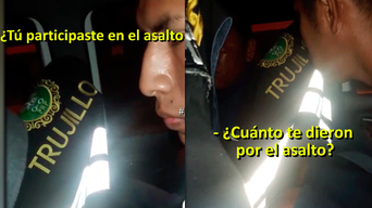 Asalto a bus de Trujillo: delincuente reveló cuánto dinero recibió por el atraco Asalto a bus de Trujillo: delincuente reveló cuánto dinero recibió por el atraco