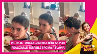 Patricio Parodi genera críticas por realizarle terrible broma a Flavia Laos - Populovers 