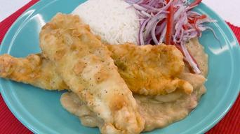 ¿Cómo preparar pallares con pescado frito? 