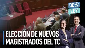 Elección de nuevos magistrados del TC: ¿qué está en juego? | De Ley