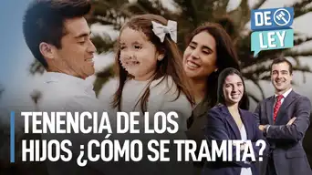 Tenencia de los hijos ¿Cómo se tramita en caso de divorcio?| De Ley