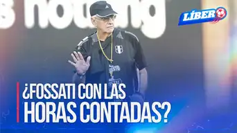 Selección peruana: ¿Jorge Fossati dejaría de ser DT de Perú? | Líbero