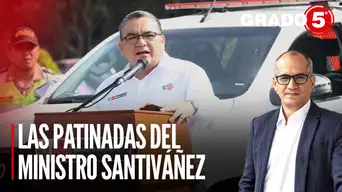 Las patinadas del ministro Juan José Santiváñez | Grado 5 con David Gómez Fernandini