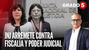 JNJ arremete contra Fiscalía y Poder Judicial | Grado 5 con David Gómez Fernandini