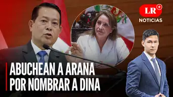 Abuchean a Eduardo Arana al mencionar saludo de la presidenta | LR+ Noticias