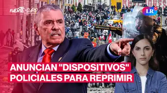 Marcha 14N: Rospigliosi amenaza con represión policial | Fuerte y Claro con Manuela Camacho Marcha 14N: Rospigliosi amenaza con represión policial | Fuerte y Claro con Manuela Camacho
