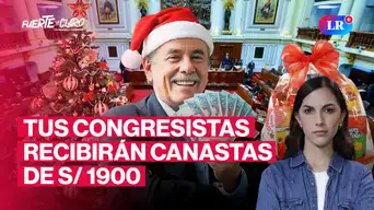 Congresistas recibirán S/. 46 mil por navidad en plena crisis | Fuerte y Claro con Manuela Camacho Congresistas recibirán S/. 46 mil por navidad en plena crisis | Fuerte y Claro con Manuela Camacho