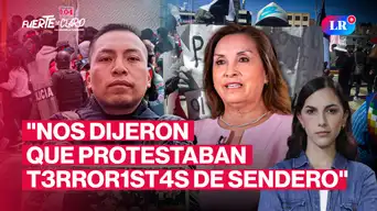 Expolicía confirma infiltración de ternas en protestas contra Boluarte en Juliaca | Fuerte y Claro con Manuela Camacho