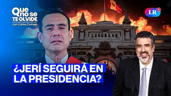 José Jerí en manos del Congreso | Que No Se Te Olvide con Carlos Cornejo