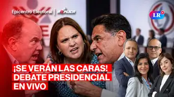 Debate presidencial en vivo: López Aliaga, López-Chau y más | Epicentro Electoral - Réplica