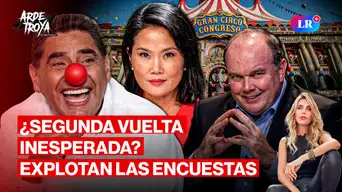¿Keiko vs. Álvarez en segunda vuelta? y Rafael López Aliaga amenaza | Arde Troya con Juliana Oxenford