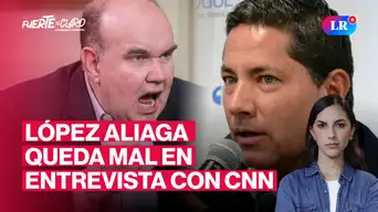 López Aliaga queda mal en entrevista con CNN: Fernando del Rincón lo pone en evidencia | Fuerte y Claro con Manuela Camacho