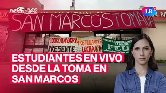 Estudiantes toman San Marcos contra posible reelección de Jerí Ramón | Fuerte y Claro con Manuela Camacho Estudiantes toman San Marcos contra posible reelección de Jerí Ramón | Fuerte y Claro con Manuela Camacho
