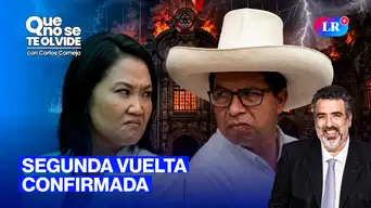 ¿Rospigliosi difamando? Y ya tenemos segunda vuelta | Que No Se Te Olvide con Carlos Cornejo