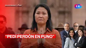 Keiko Fujimori asegura que pidió perdón a las familias en Puno | Réplica
