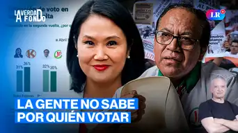 Encuesta IEP: Keiko Fujimori sube, pero los indecisos se duplican | La Verdad a Fondo con Pedro Salinas