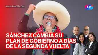 ¿Por qué Roberto Sánchez cambió el plan de gobierno por Juntos por el Perú? | Réplica