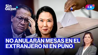 JEE rechaza pedido de Juntos por el Perú para anular mesas en el extranjero | Sin Guion con Rosa María Palacios