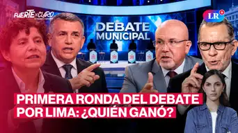 Debate por Lima: ¿Qué dejaron los cruces entre Bruce, Susel, Urresti y Belmont? | Fuerte y Claro con Manuela Camacho