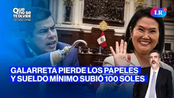 Aumenta el sueldo mínimo y Luis Galarreta enfurece | Que No Se Te Olvide con Carlos Cornejo Aumenta el sueldo mínimo y Luis Galarreta enfurece | Que No Se Te Olvide con Carlos Cornejo