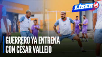 Paolo Guerrero en sus entrenamientos con UCV | Líbero