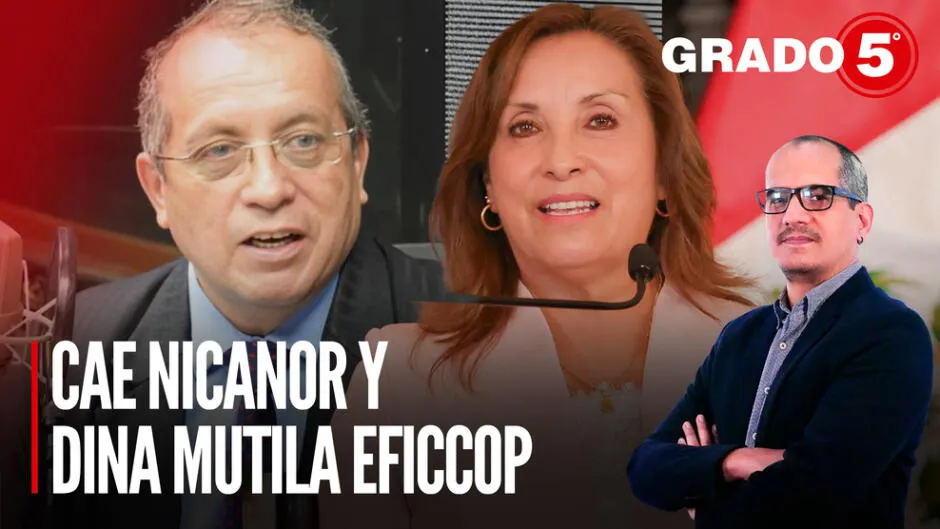 Cae Nicanor Y Dina Boluarte Mutila Eficcop | Grado 5 Con David Gómez ...